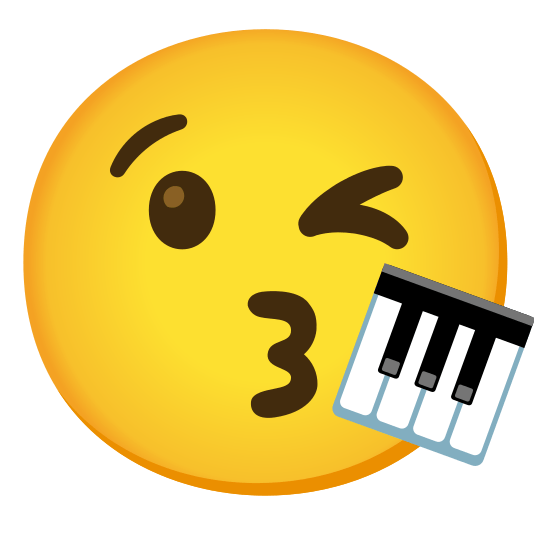 kissing heart musical keyboard