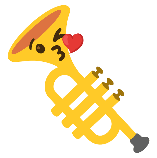 kissing heart trumpet