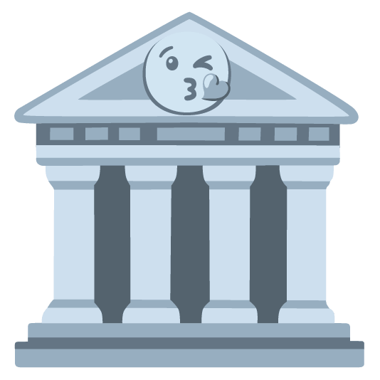 kissing heart classical building