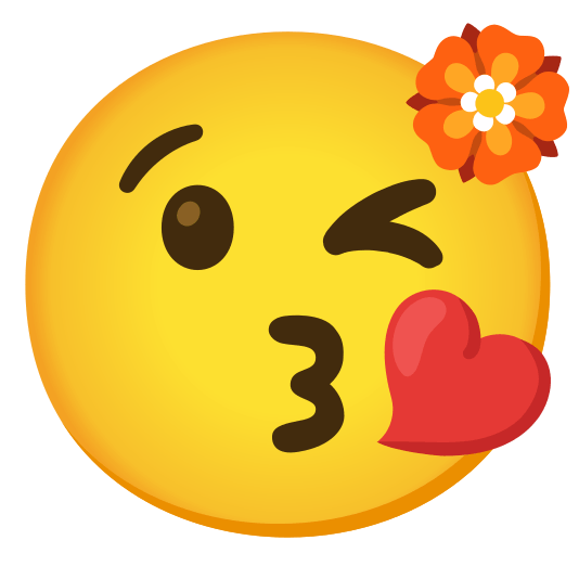 kissing heart rosette