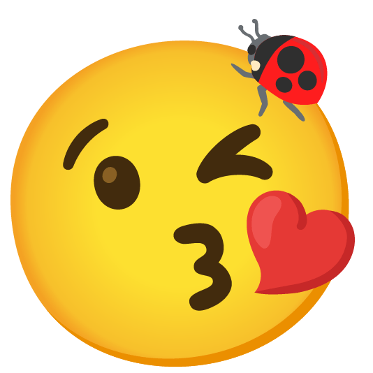 kissing heart ladybug