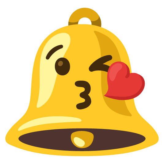 kissing heart bell