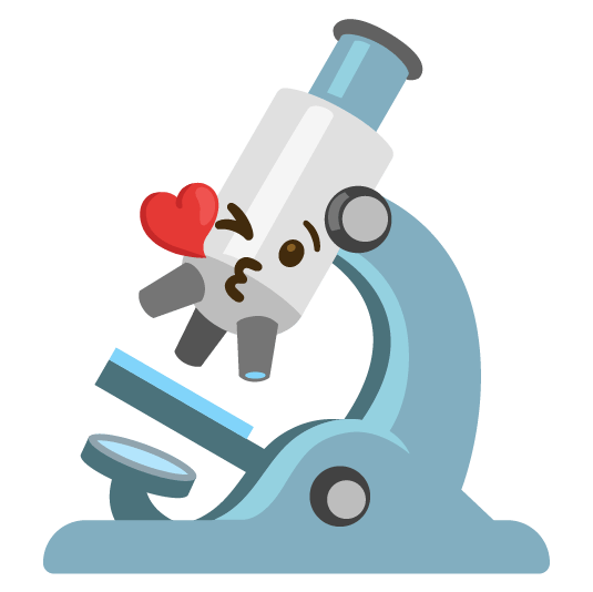 kissing heart microscope