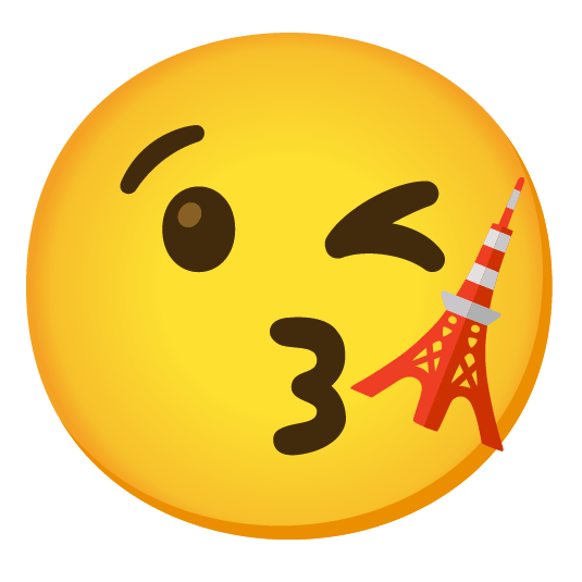 kissing heart tokyo tower