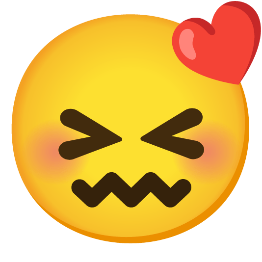 kissing heart confounded