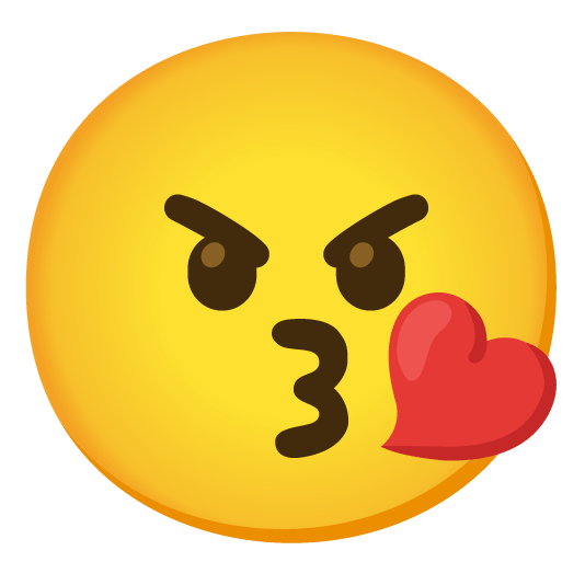 kissing heart angry