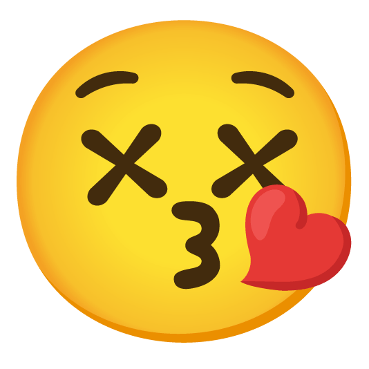 kissing heart dizzy face