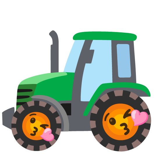 kissing heart tractor