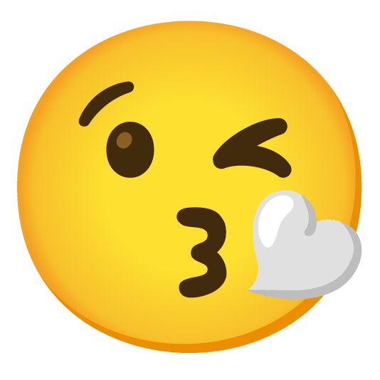 kissing heart white heart