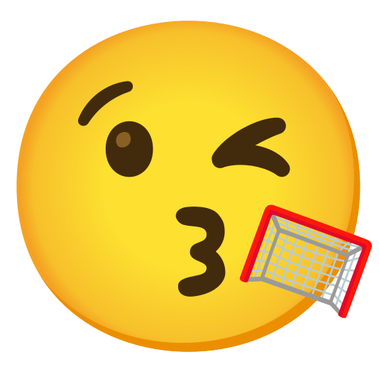 kissing heart goal net