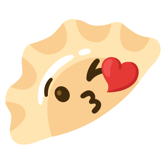 kissing heart dumpling