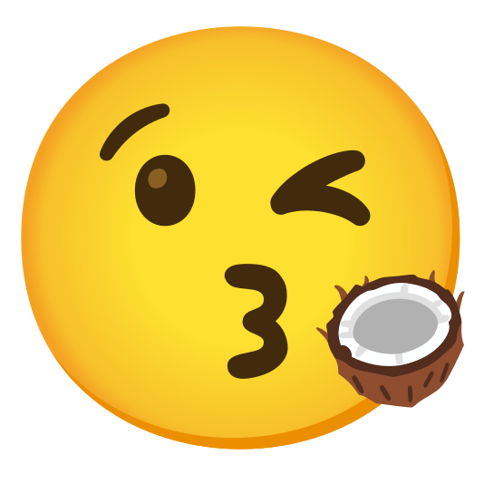 kissing heart coconut