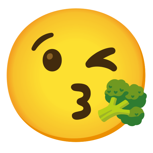 kissing heart broccoli