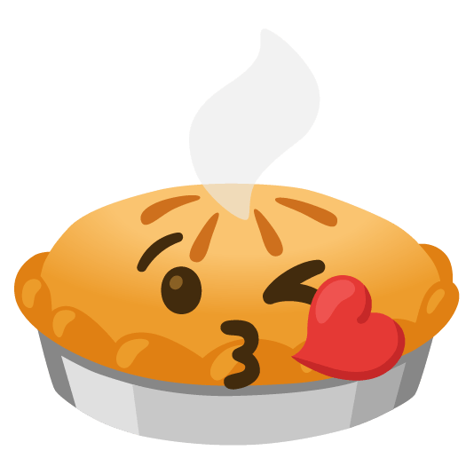 kissing heart pie