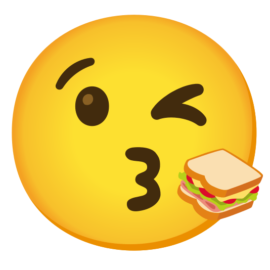 kissing heart sandwich