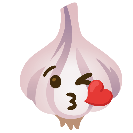 kissing heart garlic