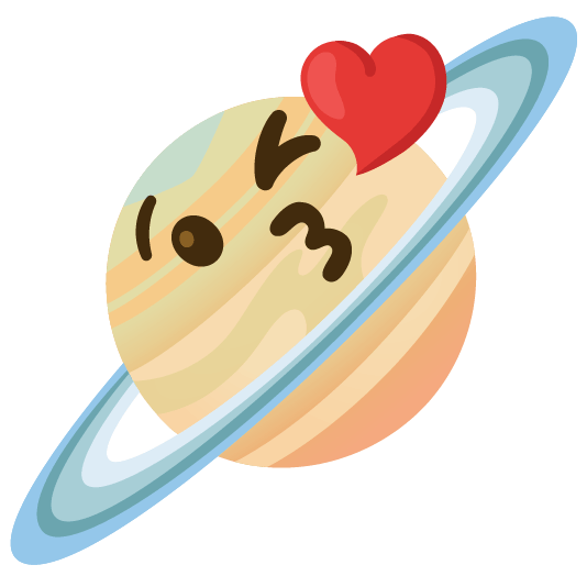 kissing heart ringed planet