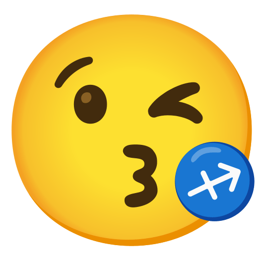 kissing heart sagittarius