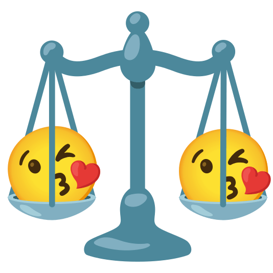 kissing heart scales