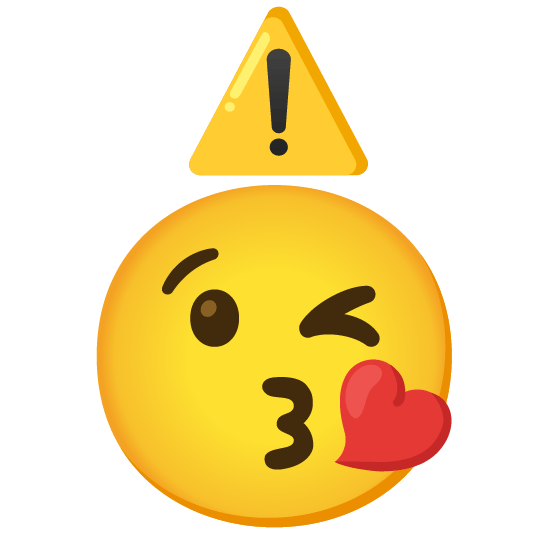 kissing heart warning