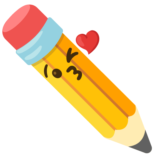 kissing heart pencil2