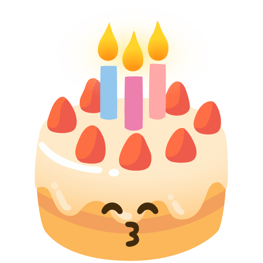 kissing smiling eyes birthday