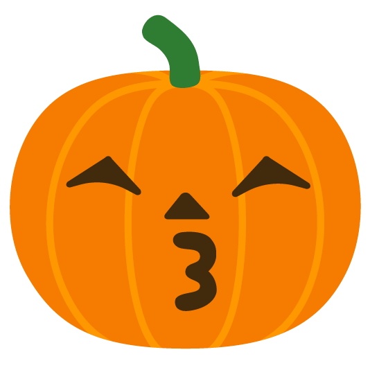 kissing smiling eyes jack o lantern