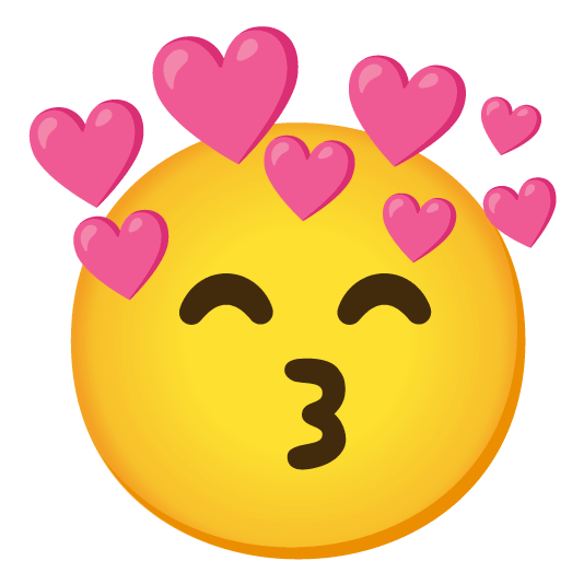 kissing smiling eyes cupid