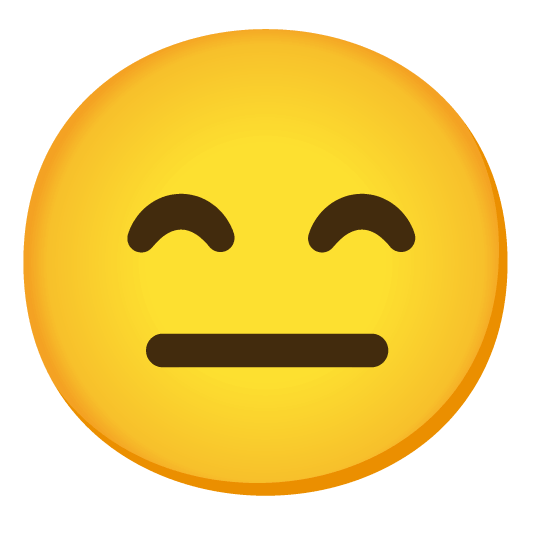 kissing smiling eyes neutral face