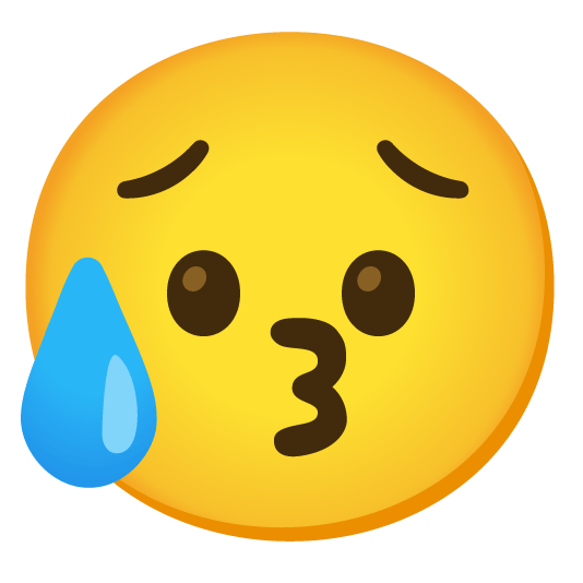 kissing smiling eyes disappointed relieved