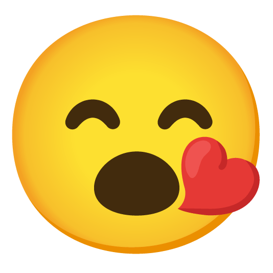 kissing smiling eyes open mouth