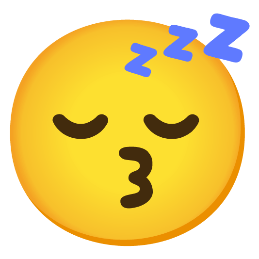 kissing smiling eyes sleeping