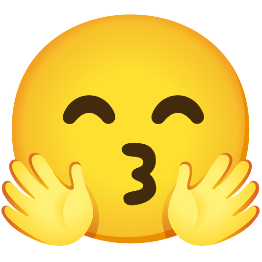 kissing smiling eyes hugging face