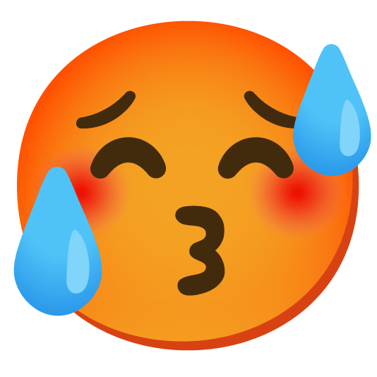 kissing smiling eyes hot face