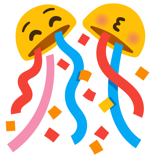 kissing closed eyes confetti ball