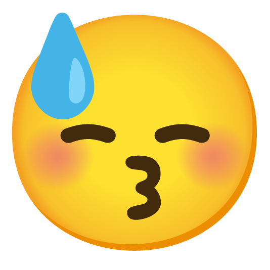 kissing closed eyes sweat