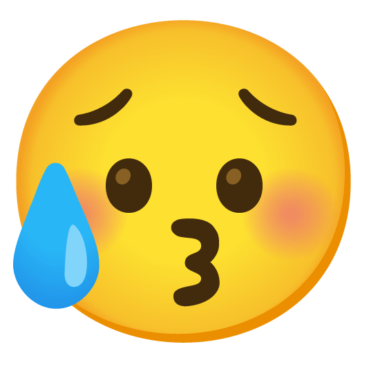 kissing closed eyes disappointed relieved