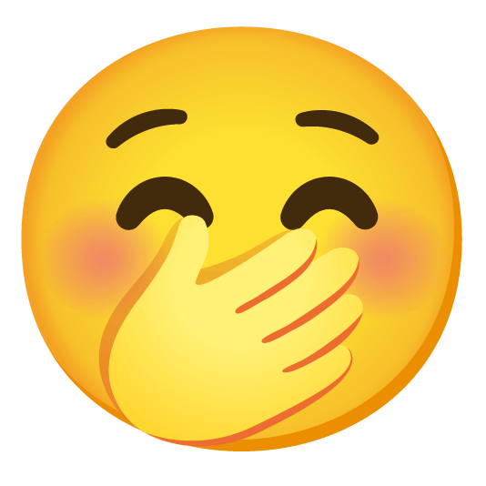 kissing closed eyes face with hand over mouth