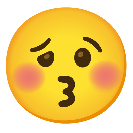 kissing closed eyes woozy face