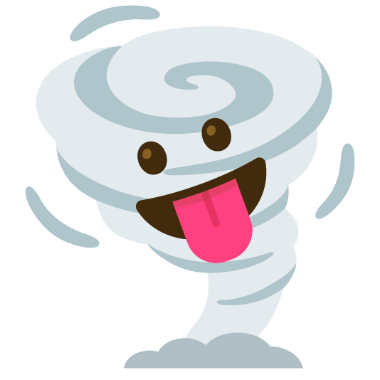 stuck out tongue tornado