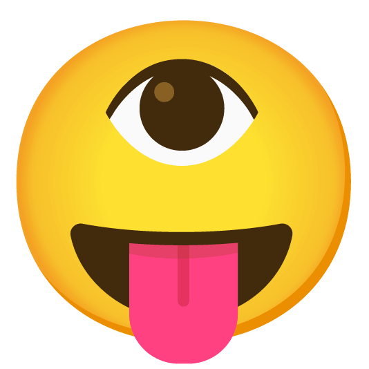 stuck out tongue eye