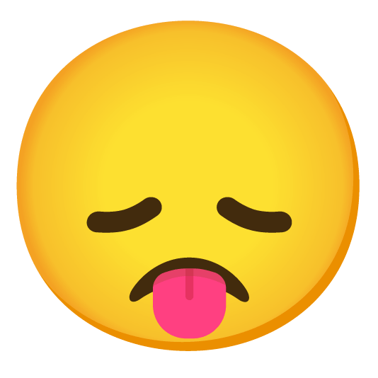 stuck out tongue disappointed