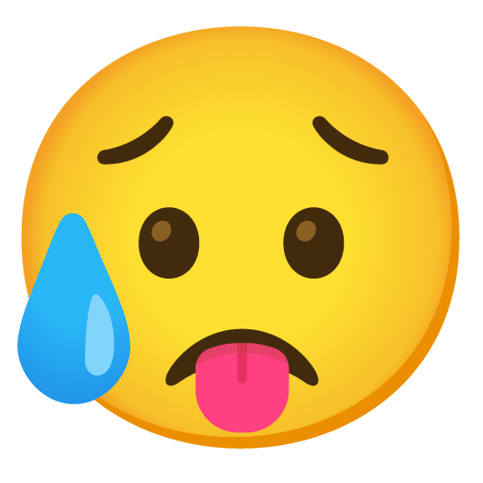 stuck out tongue disappointed relieved