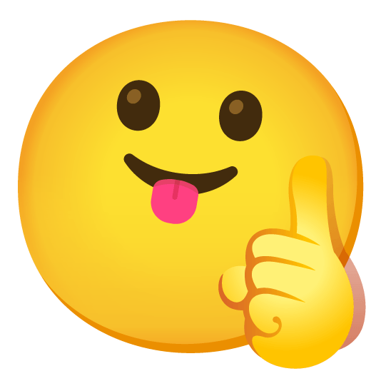 stuck out tongue shushing face