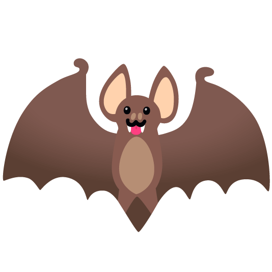 stuck out tongue bat