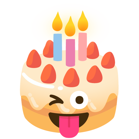 stuck out tongue winking eye birthday