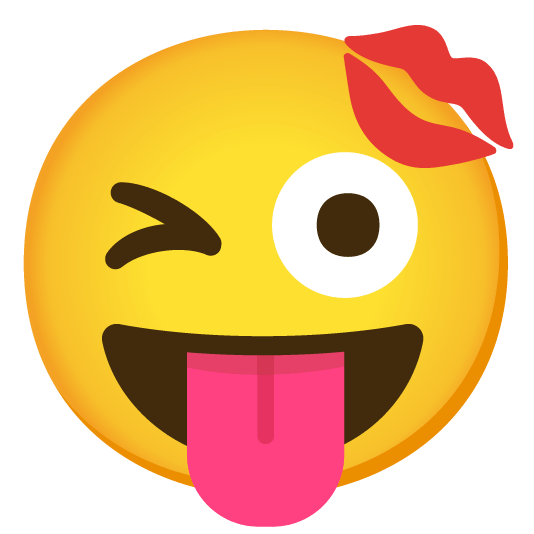 stuck out tongue winking eye kiss