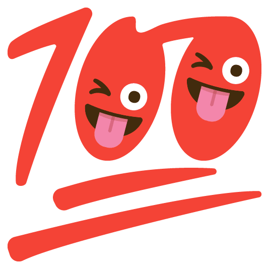 stuck out tongue winking eye 100