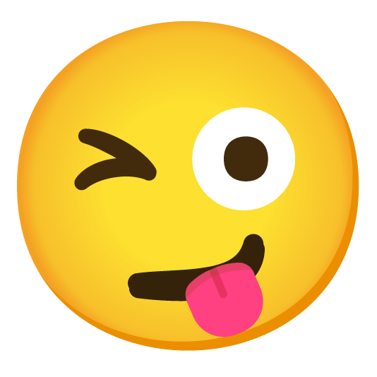 stuck out tongue winking eye smirk