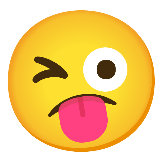 stuck out tongue winking eye confused